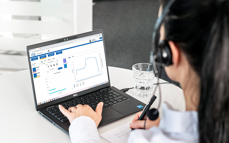 The user interface shows <b>life production data</b><br>